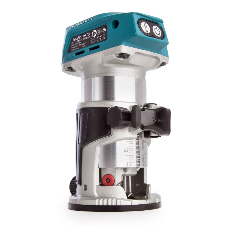 MAKITA DRT50ZJ Ρούτερ 18V παλάμης 1/4’’ & 3/8"