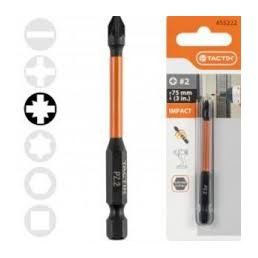 TACTIX Impact Bit PZ 75mm -...