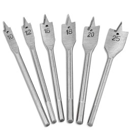 VOREL Flat Wood Bits 6pcs -...