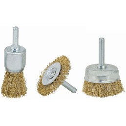 VOREL Wire Brushes Set 3pcs...
