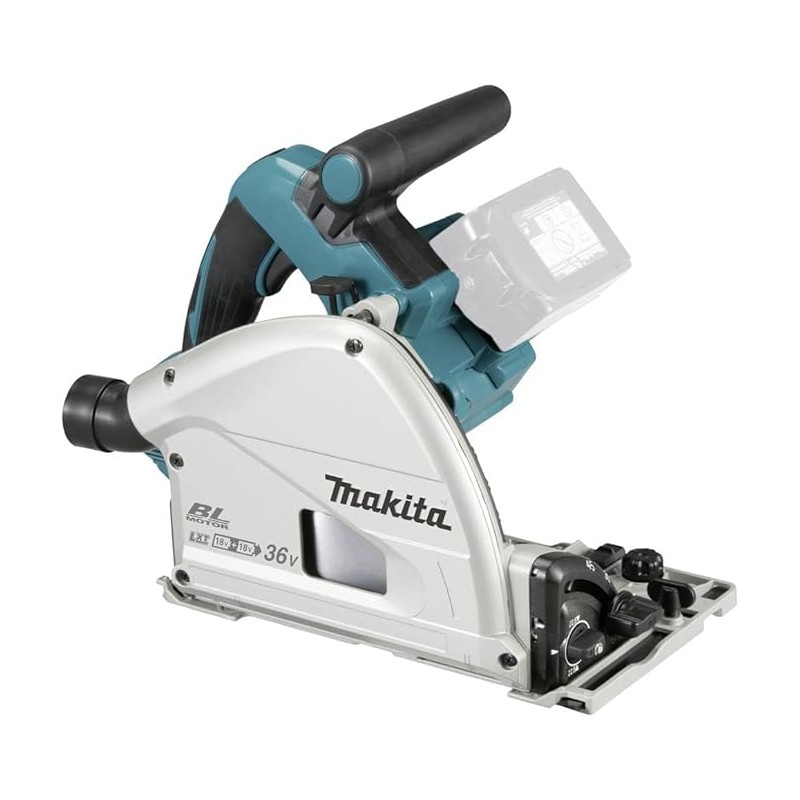 Makita DSP601ZJU (36V) Twin 18V Li-ion LXT Brushless 165mm Plunge Cut Saw Supplied in a Makpac Case