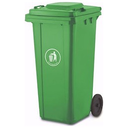 Green Plastic Wheeled Waste...