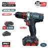 BORMANN PRO BBP5446X2 CORDLESS IMPACT DRILL 20V, Li-Ion,40Nm, 0-350/0-1350rpm, 2.0Ah ,WITH 2 SPEEDS