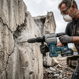BORMANN Pro BBP5310 CORDLESS BRUSHLESS DEMOLITION HAMMER 20V,SDS-MAX,12J. BMC,SOLO
