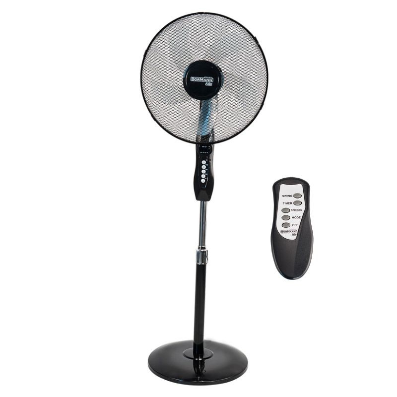 BORMANN Elite BFN6020 PEDESTAL FAN 40CM, 40W, WITH REMOTE CONTROL