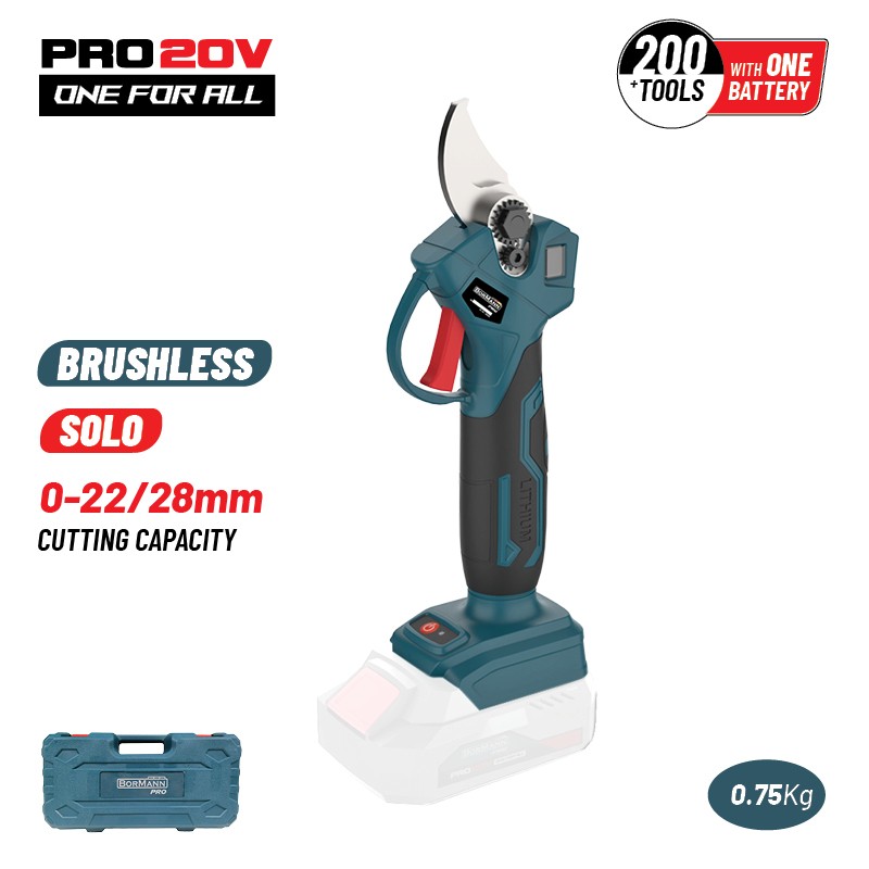 BORMANN Pro BBP4128C BATTERY PRUNING SHEARS 20V, BRUSHLESS, SOLO