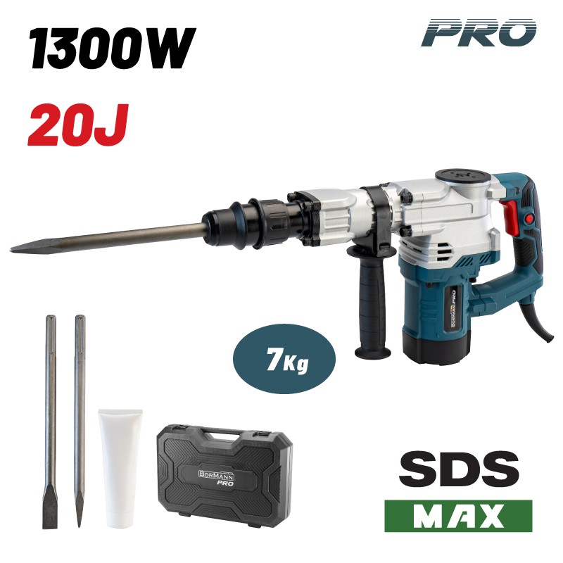 BORMANN Pro BDH3100 HEAVY DUTY DEMOLITION HAMMER SDS-MAX,1300W