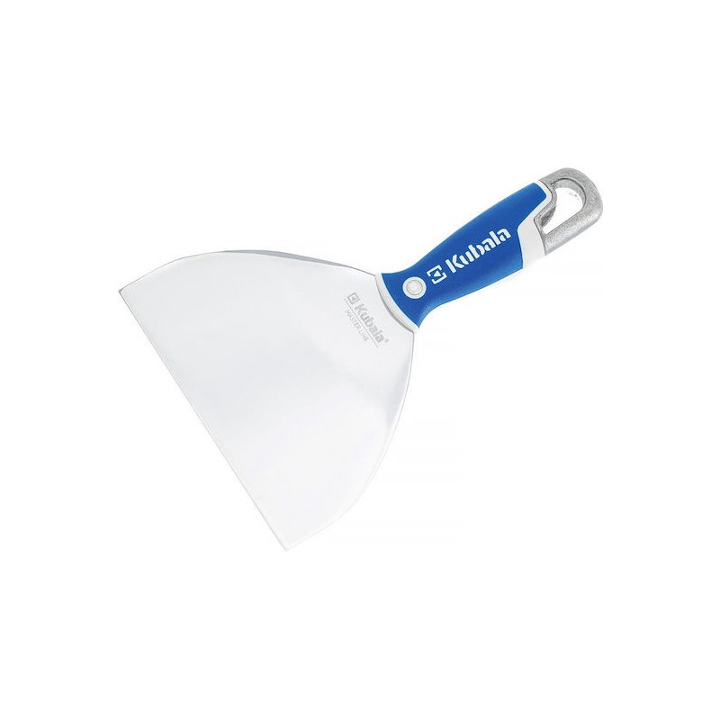 Kubala Stainless Steel Scraper Spatula 75 mm with Plastic Handle (0661)